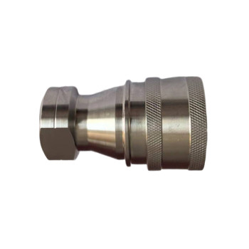 EH 80 Series - ISO 7241-B Quick Couplings Free Flow (Stainless Steel)