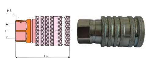 Hydraulic Push-Pull Coupling female
