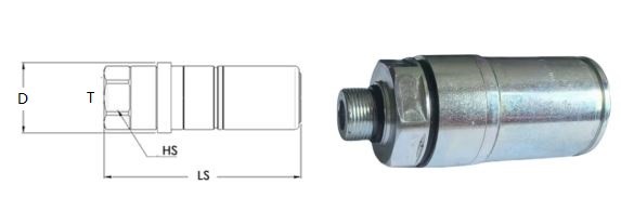 3CFHF Push-Pull Quick Female Couplings female