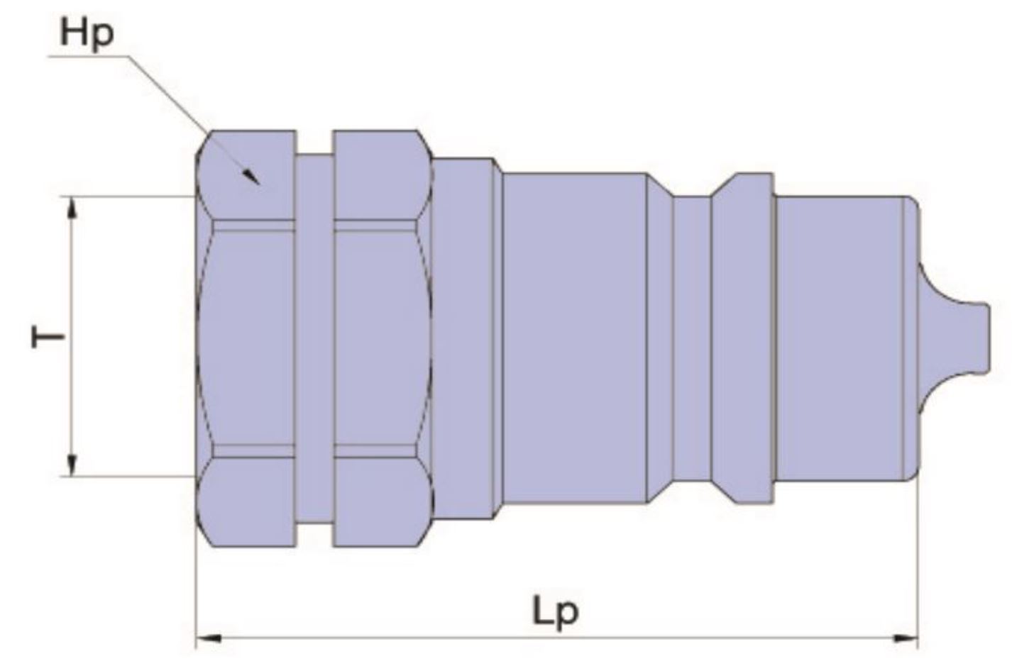 Hydraulic Quick Coupling male