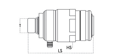 3CFHF Push-Pull Quick Female Couplings female