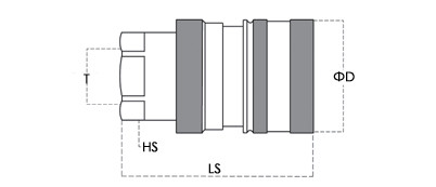 Hydraulic Push-Pull Coupling female