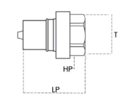 High Pressure Screw-To-Connect Coupling male