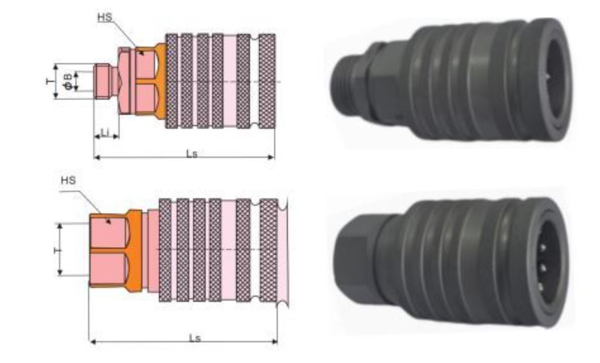 Hydraulic Push-Pull Coupling female