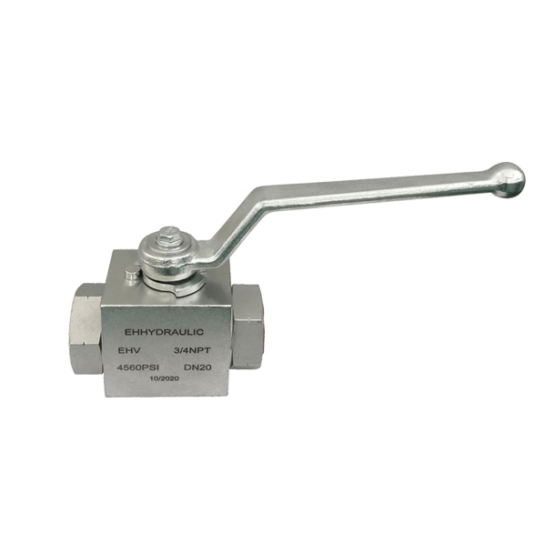 Hydraulic high pressure ball valves
