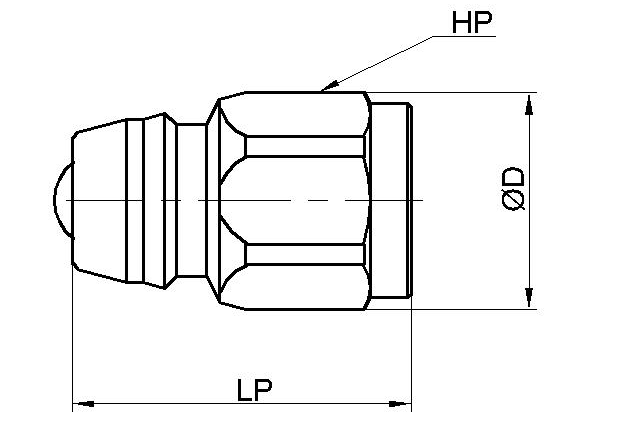 Flat/Flush Face Coupling (Steel) female