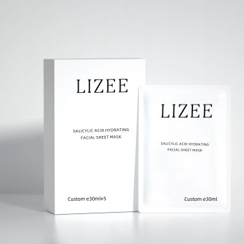 Custom Salicylic Acid Hydrating Facial Sheet Mask for Personal Use