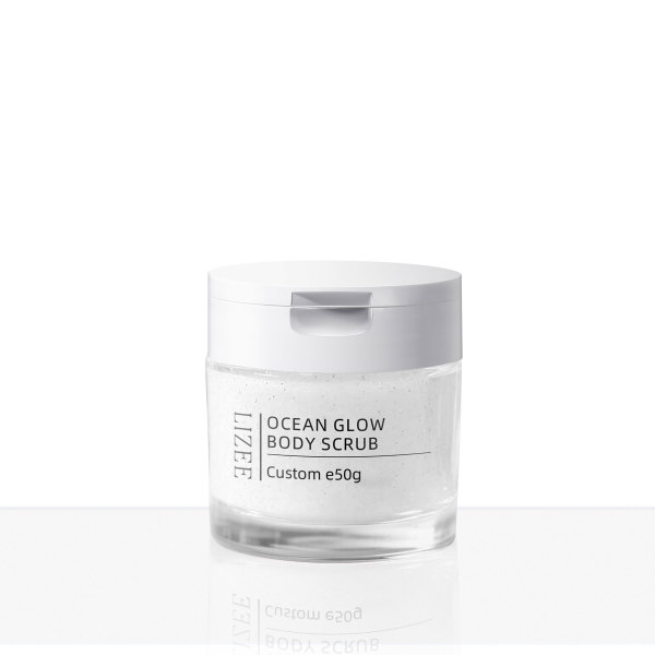 定制海洋光泽身体磨砂膏，适用于个人护理和SPA疗程