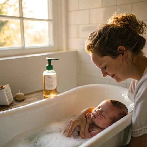 Custom Organic Baby 2-in-1 Wash for Baby and Family Use