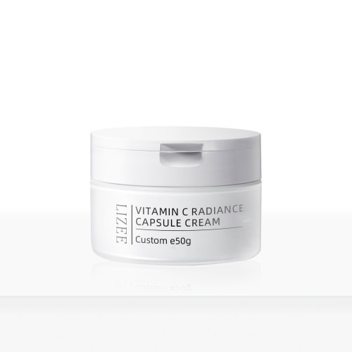 Custom Vitamin C Radiance Capsule Cream | Fresh-Locking Technology | Dual-Texture Gel & Cream, Brightening | Daily Skincare | Private Label Manufacturer