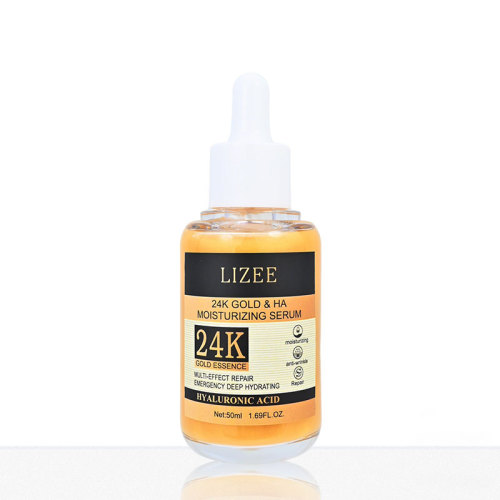 24K Gold & Hyaluronic Acid Serum - Luxury Anti-Aging & Hydration - OEM - Wholesale