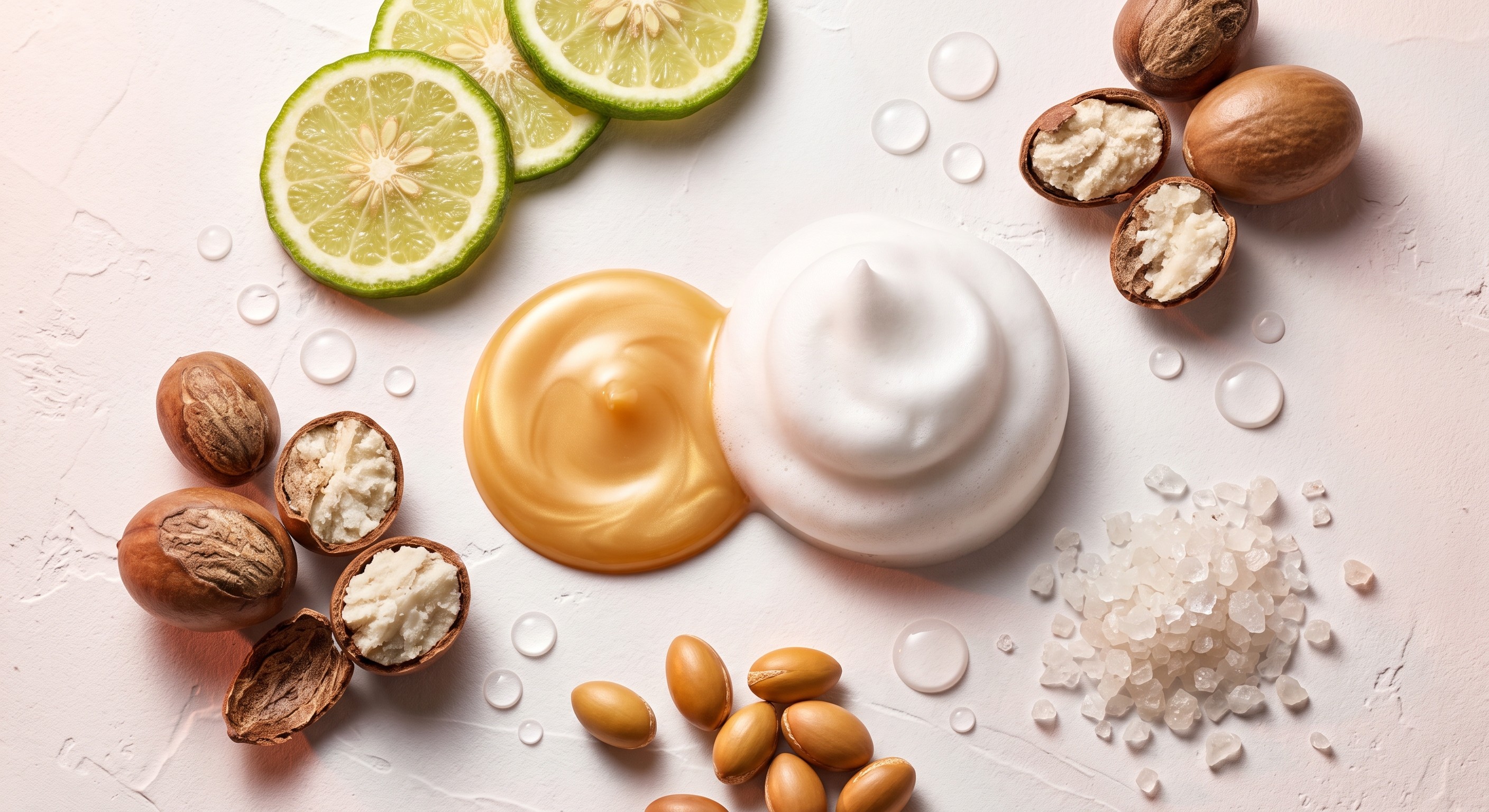 Luxury Hotel Skincare Formula Customization Botanical Ingredients Macro Showcase
