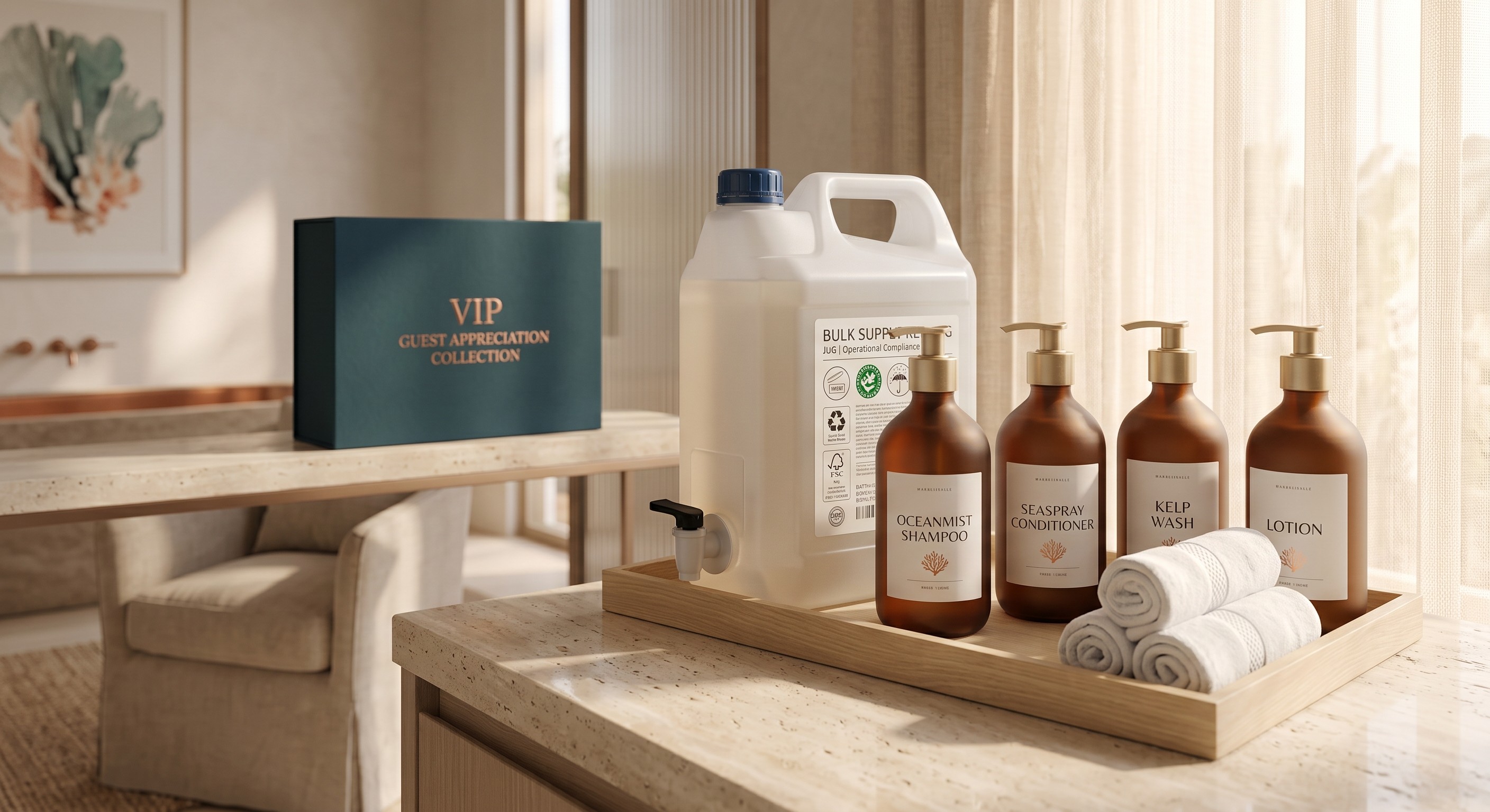 Turnkey Rollout Plan for Hospitality Teams and In Room Amenities Refill Display