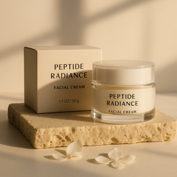 Custom Peptide Radiance Facial Cream for Personal & Family Use