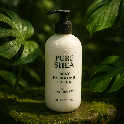 Custom Pure Shea Body Hydrating Lotion for Personal and Family Use