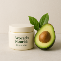 Custom Avocado Nourish Body Cream for Personal and Family Use