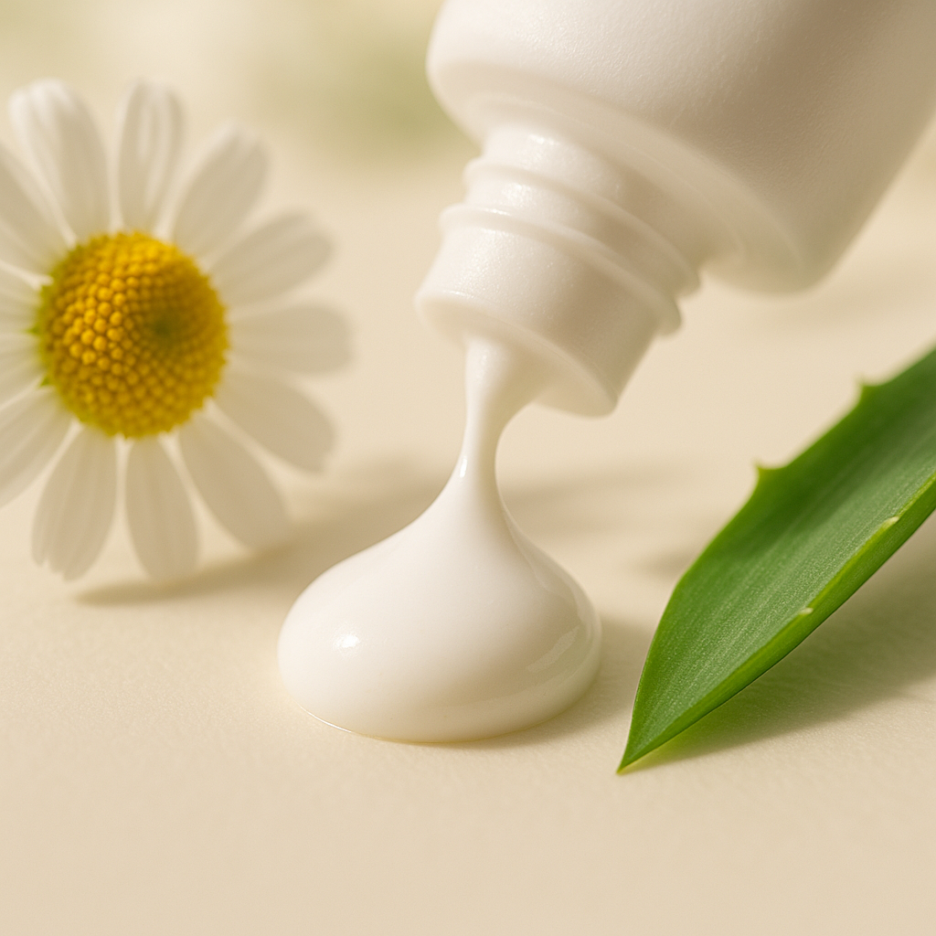 The Image of Finishing Product for Baby Sunscreen Lotion's Texture 