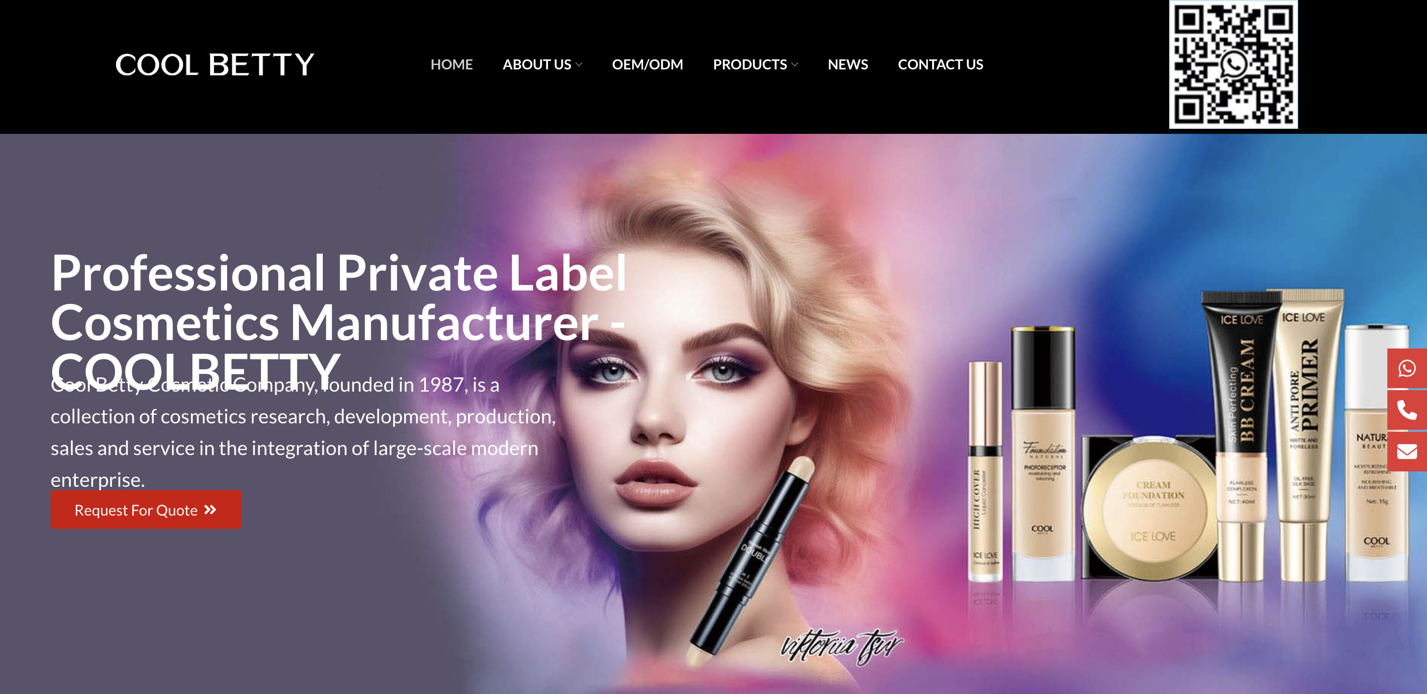 The Image of Xiran's Main Site