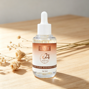 24K Gold Flake Radiance Eye Serum - Anti-Aging & Firming - Private Label - Wholesale