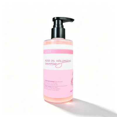Rose Oil Volumizing Shampoo - Hair Thickening & Shine - Private Label - Wholesale