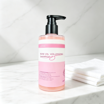 Rose Oil Volumizing Shampoo - Hair Thickening & Shine - Private Label - Wholesale