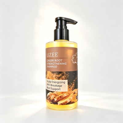 Ginger Root Strengthening Shampoo - Anti-Hair Loss - Private Label Wholesale
