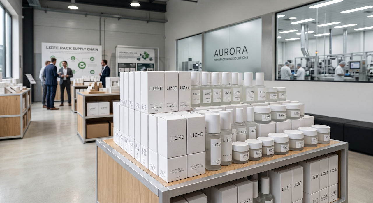 Scalable skincare bottles for flexible MOQ