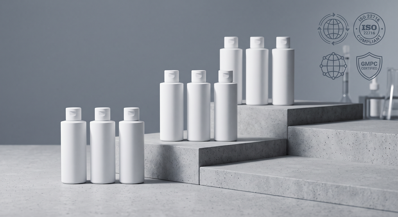Flexible MOQ production framework and scalable private label skincare supply chain by LIZEE