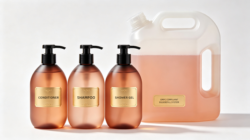 Refillable Hotel Soap Dispenser Bulk Supply and Eco Friendly Bulk Gallon Refills