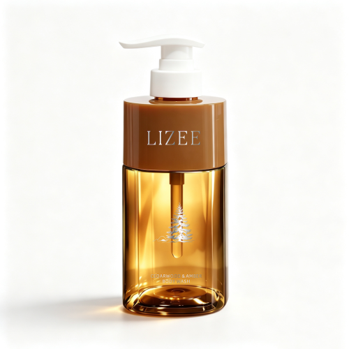 Cedarwood & Amber Body Wash | Luxury Hotel Spa Amenities | OEM Private Label