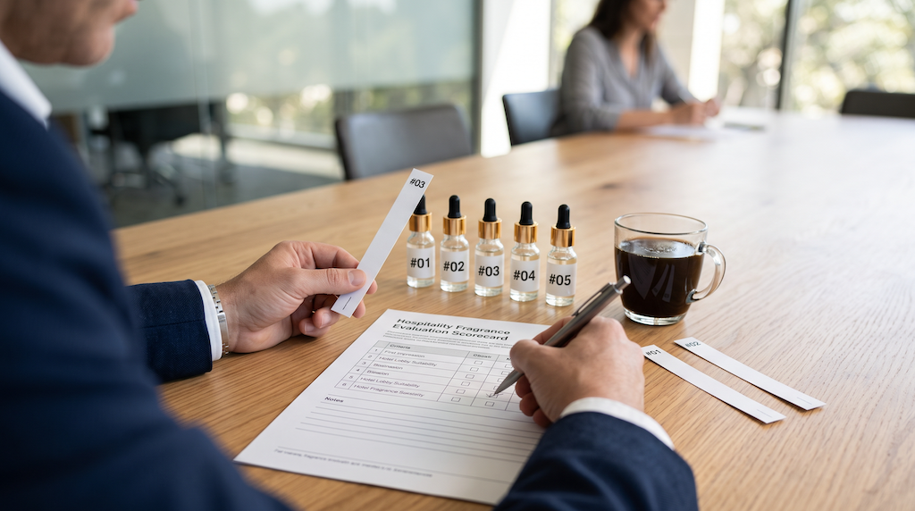 Essential Oils vs Safe Fragrance in Hotel Care Blind Scent Evaluation and IFRA Scoring