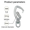 Custom 23kn Ear Shape Snap Hook for Climbing & Emergency Rescue | High-Strength Steel Carabiner Clip