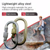 25kN Heavy Duty Steel Carabiner Clip Snap Hook – Rustproof Industrial Strength for Climbing & Rigging