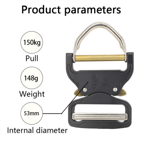 150kg Heavy Duty Steel Buckle – High Strength Hardware for Industrial Safety Belts
