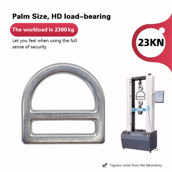 23kN Heavy Duty Steel D-Ring – High Strength Connector for Safety Harness & Lanyard