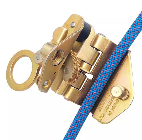 15kN Heavy Duty Steel Rope Grabber – Fall Arrest Device for Safety Harness System
