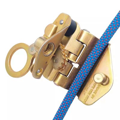 15kN Heavy Duty Steel Rope Grabber – Fall Arrest Device for Safety Harness System