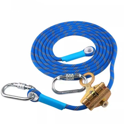 15kN Heavy Duty Steel Rope Grabber – Fall Arrest Device for Safety Harness System