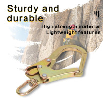 25kN Heavy Duty Steel Snap Hook – High Strength Safety Connector for Harness System