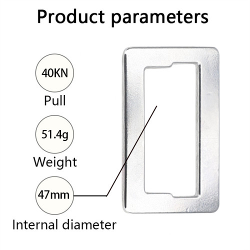 18kN Heavy Duty Steel Buckle – High Strength Safety Connector for Harness System