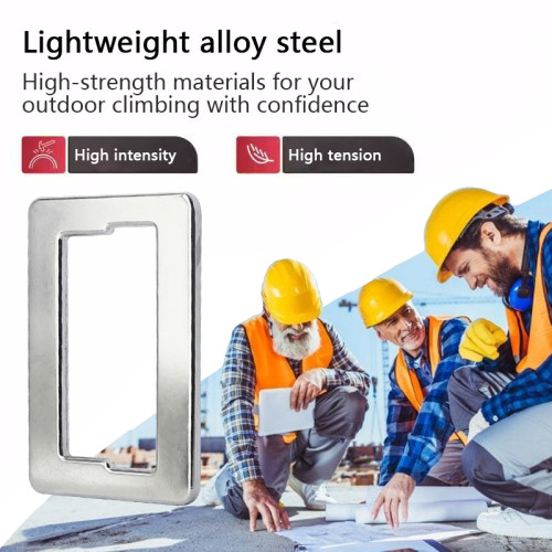 18kN Heavy Duty Steel Buckle – High Strength Safety Connector for Harness System