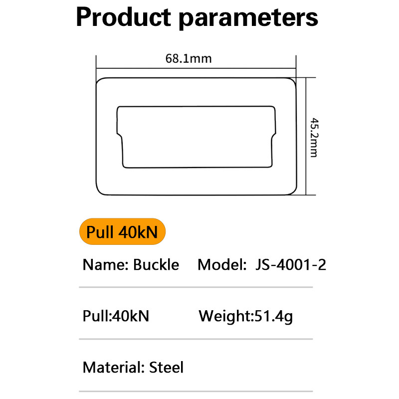 Snap hooks product parameters