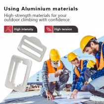 50kg Lightweight Aluminum Buckle – High Strength Connector for Outdoor Gear