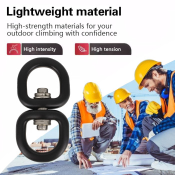 4kN Aluminum Swivel Ring – Lightweight Rotating Connector for Outdoor Gear