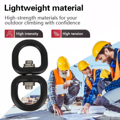 4kN Aluminum Swivel Ring – Lightweight Rotating Connector for Outdoor Gear
