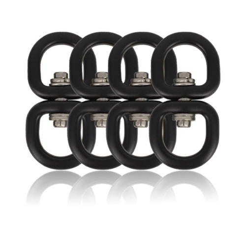 4kN Aluminum Swivel Ring – Lightweight Rotating Connector for Outdoor Gear