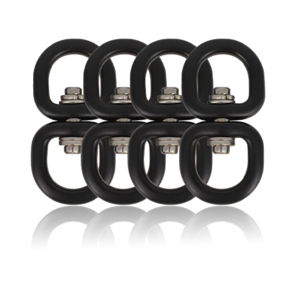 4kN Aluminum Swivel Ring – Lightweight Rotating Connector for Outdoor Gear