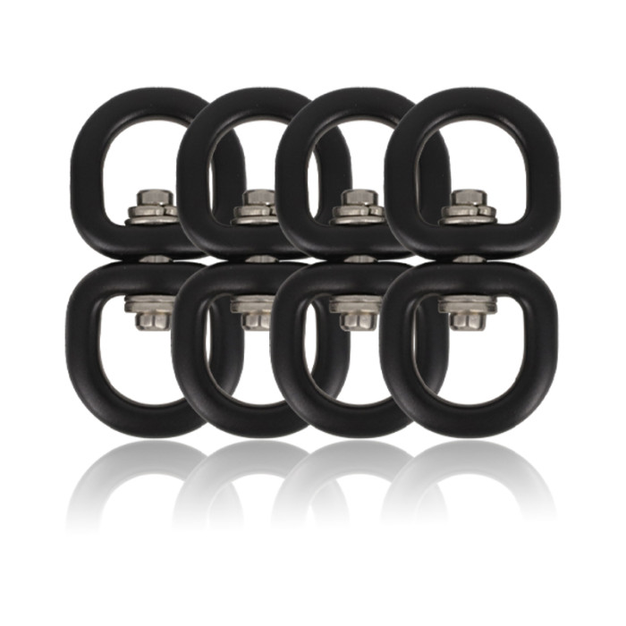 4kN Aluminum Swivel Ring – Lightweight Rotating Connector for Outdoor Gear