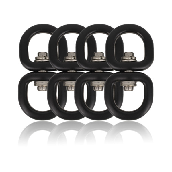 4kN Aluminum Swivel Ring – Lightweight Rotating Connector for Outdoor Gear