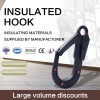 Insulated 23kN Dielectric Snap Hooks – High Strength Connector for Power Utility Gear